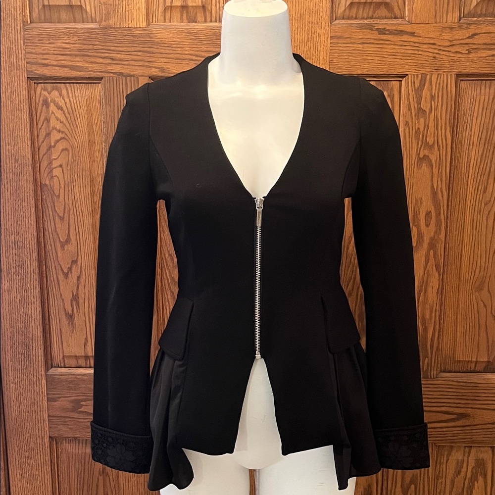 Patrizia Luca Milano artsy zip jacket S
